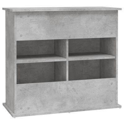 vidaXL Suport acvariu, gri beton, 81x36x73 cm, lemn prelucrat