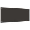 vidaXL Spate de bucătărie 2 pcs Gri închis 100 x 40 cm