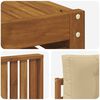 vidaXL Set de canapele de exterior cu pernă 9 pcs Natural și Bej