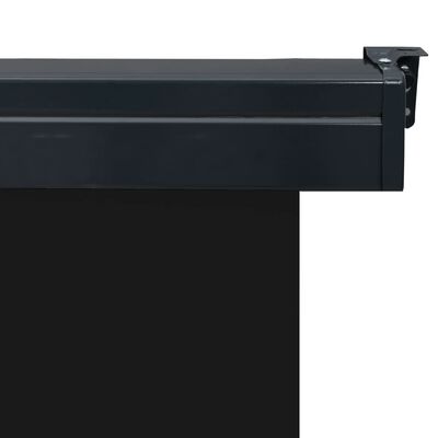 vidaXL Copertină laterală de balcon, negru, 160 x 250 cm