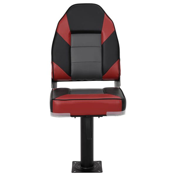 vidaXL Scaune de barcă, 2 buc., cu piedestal pivotant la 360&deg;