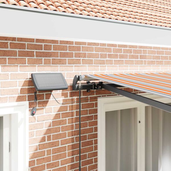 vidaXL Cortina Retractabilă Manual Multicolour 350 x 250 cm țesătură