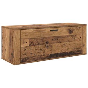 vidaXL Dulap pentru pantofi Lemn vechi 100 x 35 x 38 cm Lemn compozit