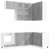 vidaXL Unitate de bucătărie LYON 8 pcs Sonoma gri Lemn prelucrat