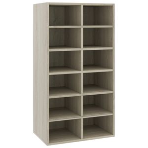 vidaXL Pantofar, stejar sonoma, 54x34x100,5 cm, lemn compozit