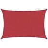 vidaXL P&acirc;nză parasolar, roșu, 3x4,5 m, HDPE, 160 g/m&sup2;