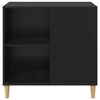 vidaXL Casa pentru pisici Negru 72 x 42.5 x 70 cm Lemn compozit