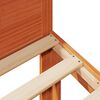 vidaXL Cadru de pat fără saltea maro ceruit 80x200 cm lemn masiv pin