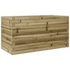 vidaXL Jardinieră de grădină, 90x40x45,5 cm, lemn de pin impregnat