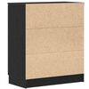 vidaXL Bufet Negru 60 x 30 x 70 cm Lemn compozit
