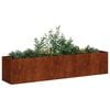 vidaXL Jardinieră Rusty 200x40x40 cm Oțel pentru intemperii