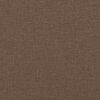 vidaXL Fotoliu canapea, maro, 60 cm, material textil