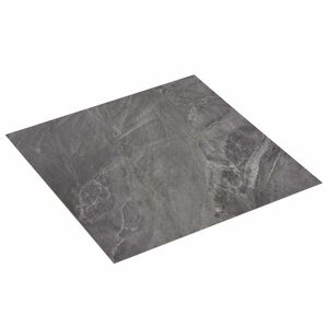 vidaXL Plăci de Pardoseală Negru și Alb 5,11 m&sup2; 55 buc. PVC