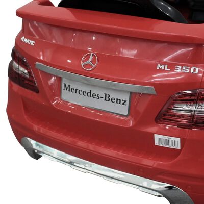 vidaXL Mașinuță electrică Mercedes Benz ML350, roșu, 6 V