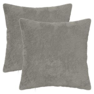 vidaXL Husă pentru pernă 2 buc. HEERLEN Gri deschis 35 x 35 cm