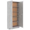 vidaXL Bibliotecă, gri sonoma, 82,5x30,5x185,5 cm, lemn prelucrat