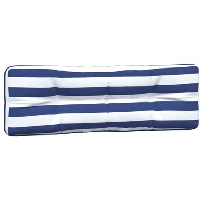 vidaXL Perne de paleți, 7 buc., dungi albastre și albe, textil