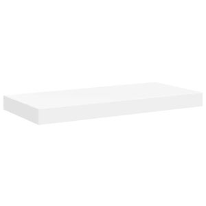 vidaXL Raft de perete suspendat, alb, 50x23x3,8 cm, MDF