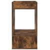 vidaXL Masă laterală Stejar fumuriu 30 x 30 x 56 cm Lemn compozit