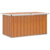 vidaXL Cutie de depozitare exterioară lemn 129 x 67 x 65 cm