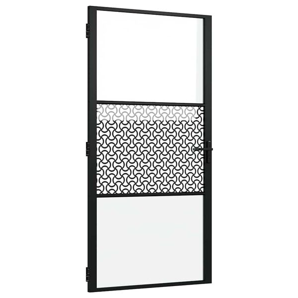 vidaXL Ușă de interior Negru 102.5 x 201.5 cm