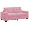 vidaXL Canapea extensibilă roz, 180x77x82 cm, catifea