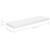 vidaXL Raft de perete suspendat, alb extralucios, 80x23,5x3,8 cm, MDF