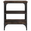 vidaXL Mese laterale 2 buc. stejar fumuriu 40x42x50 cm lemn compozit
