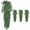 vidaXL Tufișuri de iederă artificială, 4 buc., verde, 90 cm