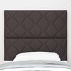 vidaXL Tăblie cap cu headboard Maro închis 90 cm Piele artificială