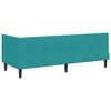vidaXL Cadru de pat colțar cu headboard Turcoaz 80 cm x 200 cm Catifea