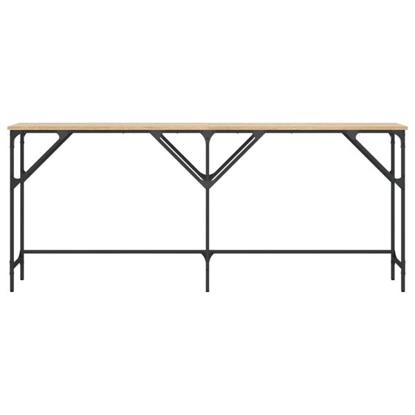 vidaXL Măsuță consolă, stejar sonoma, 180x29x75 cm, lemn prelucrat