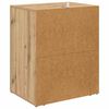 vidaXL Dulap de noapte Stejar Artizanal 35 x 50 x 60 cm Lemn compozit