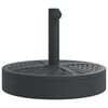 vidaXL Suport umbrelă pentru st&acirc;lpi &Oslash;38 / 48 mm, 25 kg, rotund