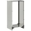 vidaXL Suport pentru lemne de foc 40x30x80 cm oțel inoxidabil