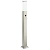 vidaXL St&acirc;lp luminos cu senzor, 80 cm, oțel inoxidabil, IP44