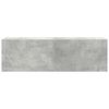 vidaXL Dulap perete baie, gri beton, 100x25x30 cm, lemn prelucrat