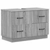 vidaXL Dulap pentru Chiuveta de Baie HOORN Sonoma gri 82 x 41 x 56 cm