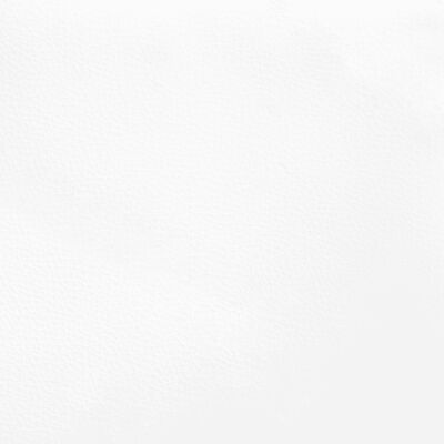 vidaXL Pat box spring cu saltea, alb, 120x200 cm, piele ecologică