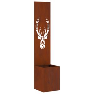 vidaXL Ecran de intimitate pentru grădină Ruginit 32 x 32 x 150 cm