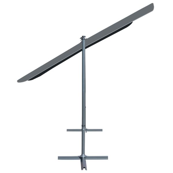 vidaXL Pavilion acoperiș &icirc;nclinabil retractabil antracit 350x253x196cm