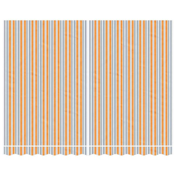 vidaXL Pânză de rezervă copertină, dungi multicolore, 3,5x2,5 m