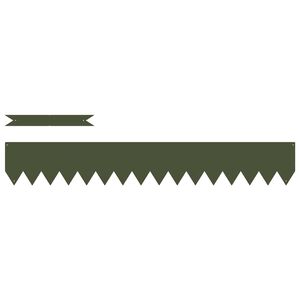 vidaXL Margine pentru gazon 10 pcs Verde măsliniu 100 x 0.05 x 20 cm