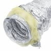 vidaXL Conductă de ventilație izolată, 6 m, &Oslash;10 cm, aluminiu