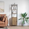 vidaXL Dulap pentru cărți Stejar Artizanal 40 x 24 x 161 cm