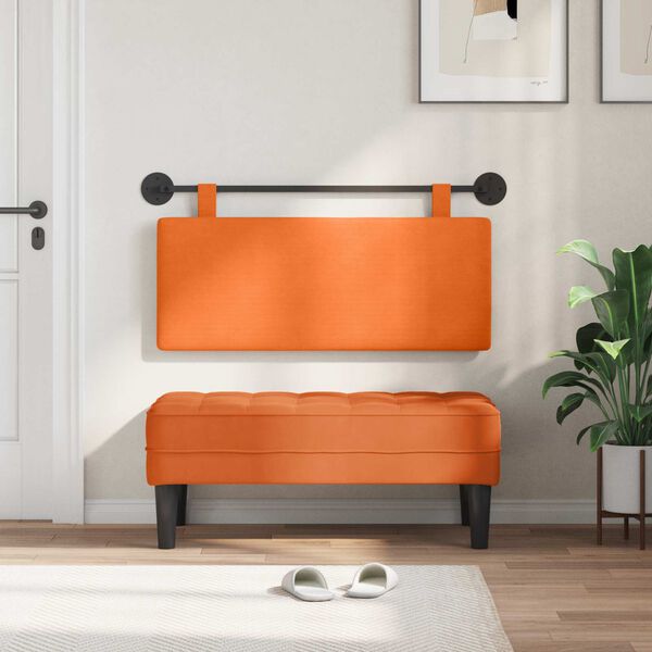 vidaXL Cap de pat suspendat Pe perete Simplu Țesătură din corduroy