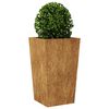 vidaXL Jardiniere de grădină 2 buc 45x45x75 cm Oțel pentru intemperii