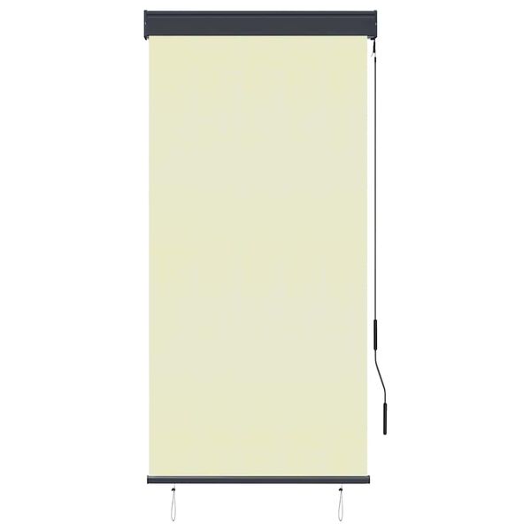 vidaXL Jaluzea tip rulou de exterior, crem, 80 x 250 cm