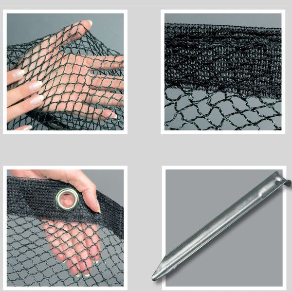 Velda Plasă de acoperire pentru iazuri, 6 x 10 m