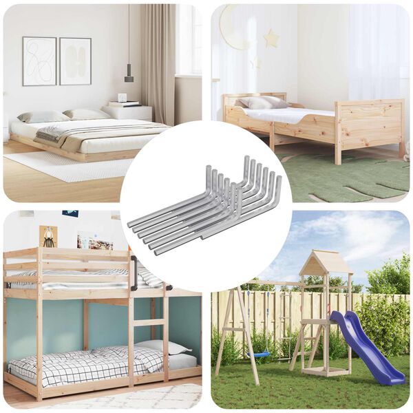 vidaXL Cheie Hexagonală 4675 pcs Argintiu 32 x 86 mm Oțel